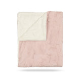 Peluche 101 - LF  Icy Rose and Natural Fur Blanket