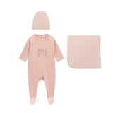 Oubon ss045 Bunny Pink Footie